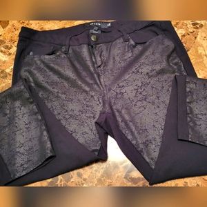 Torrid Pants with a faux leather front